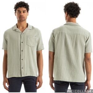 Paige Ellerton Cauze Cotton Short Sleeve Shirt Zen River‎ XXL
